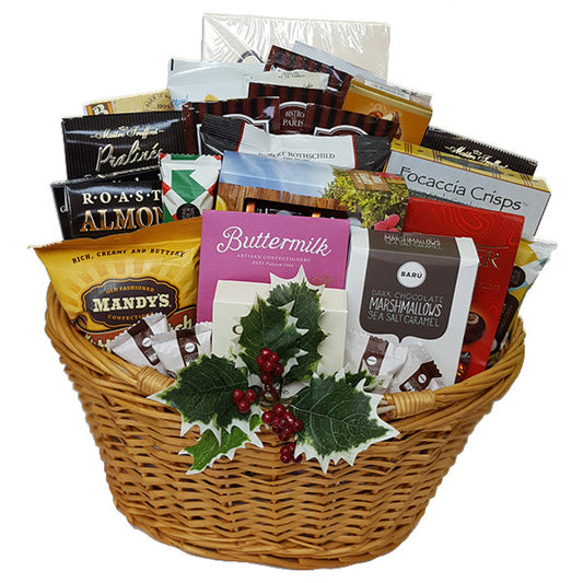 Holiday Gourmet Snack Gift Basket