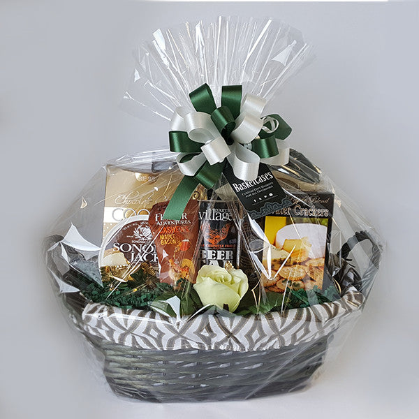 Gourmet Snack Gift Basket for Him