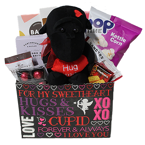 Valentine's Day Gourmet Snack Basket